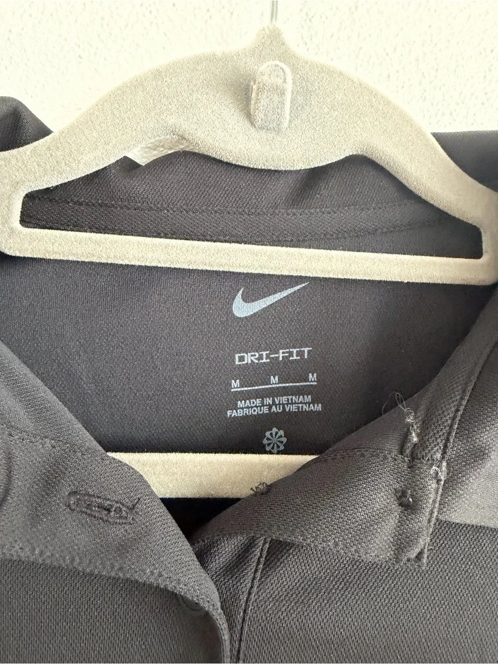 Nike women’s golf Black sheer Polo Shirt